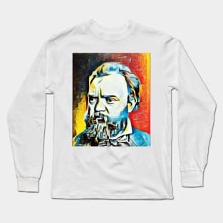 Antonín Dvořák Abstract Portrait | Antonín Dvořák Artwork 2 Long Sleeve T-Shirt